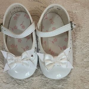 Baby white shoes